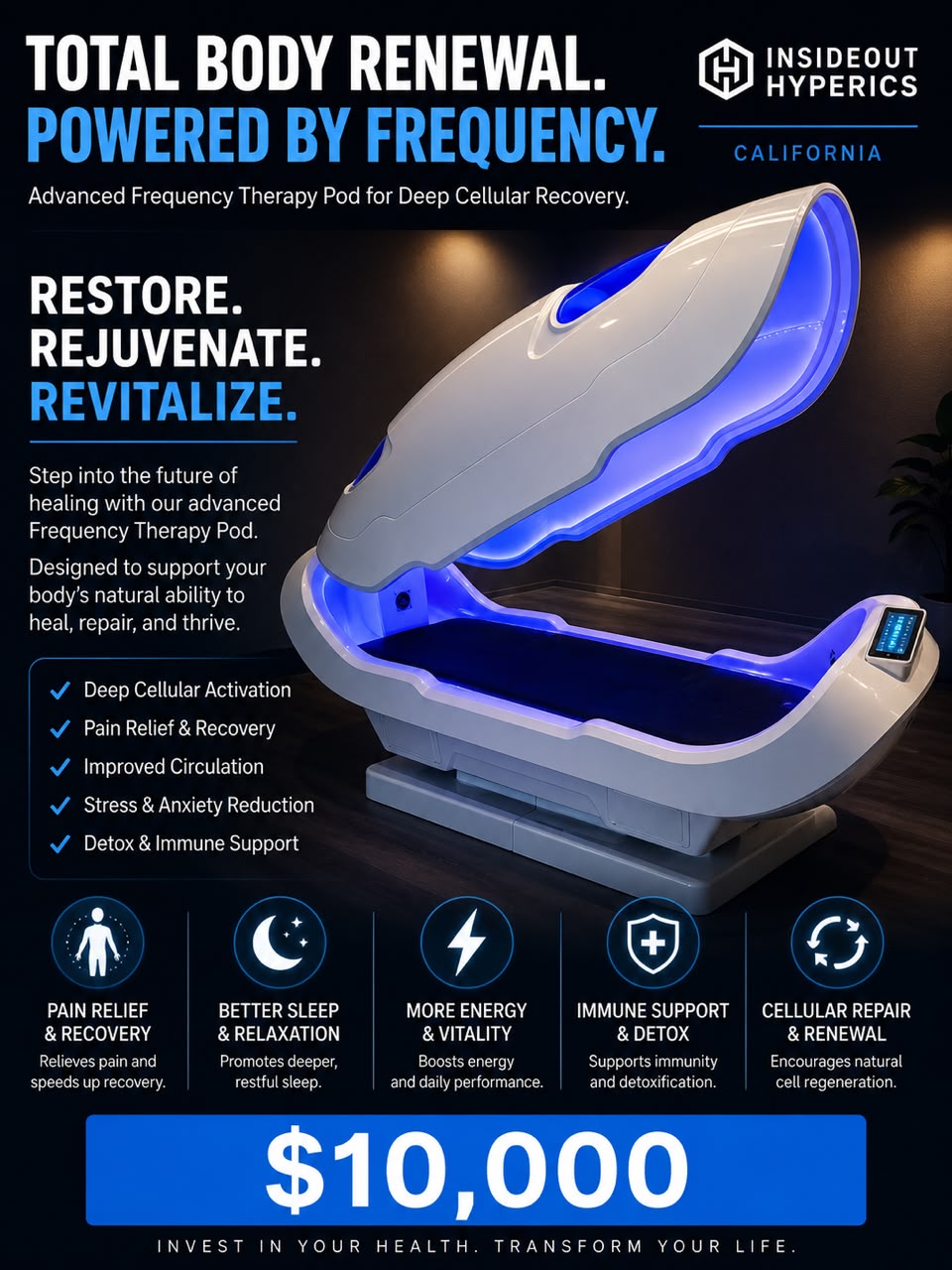 Frequency Therapy Pod
